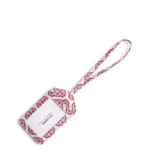 New! Vera Bradley Lavender Geo Essential Luggage Tag in Cotton
